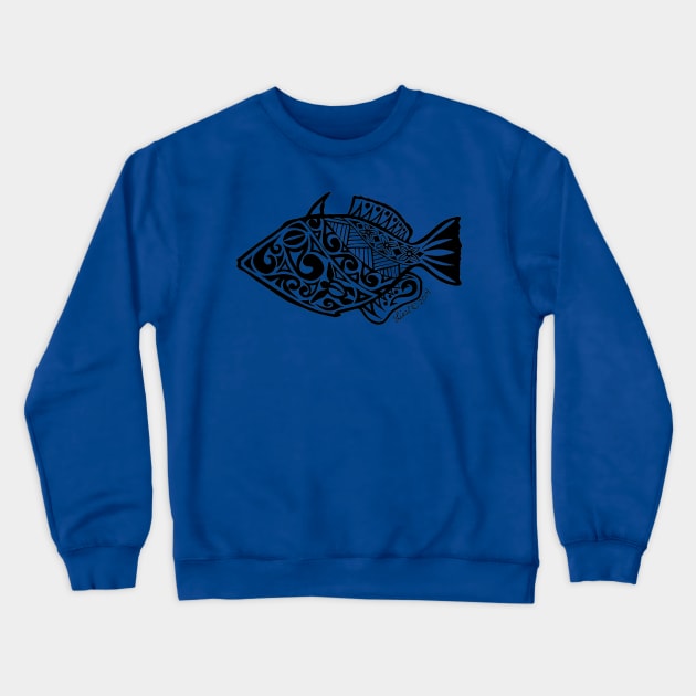 Hawaiian Humu Crewneck Sweatshirt by HonuHoney